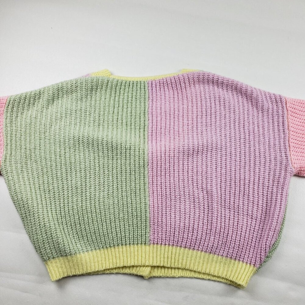 Princess Polly Naomi Oversized Cardigan Womens XS/S Pastel Chunky Knit Sweater - Picture 7 of 13
